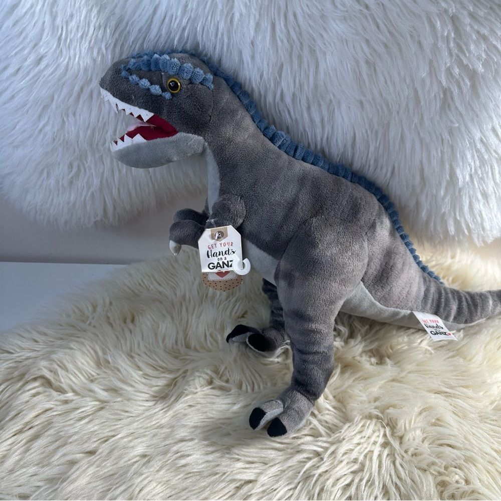 Ganz 15" Gray T-Rex Dinosaur Plush Toy
Stuffed Animal
